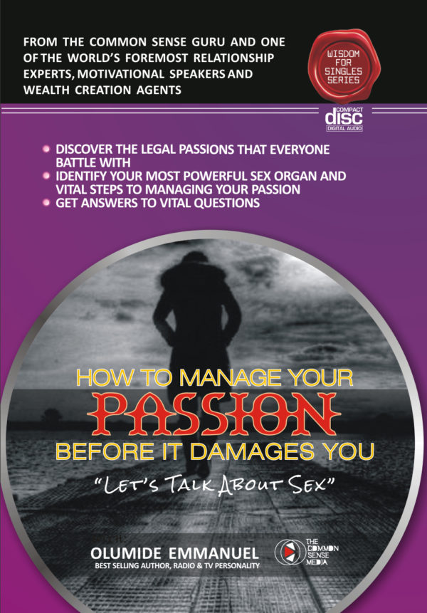 How to Manage your Passion cover