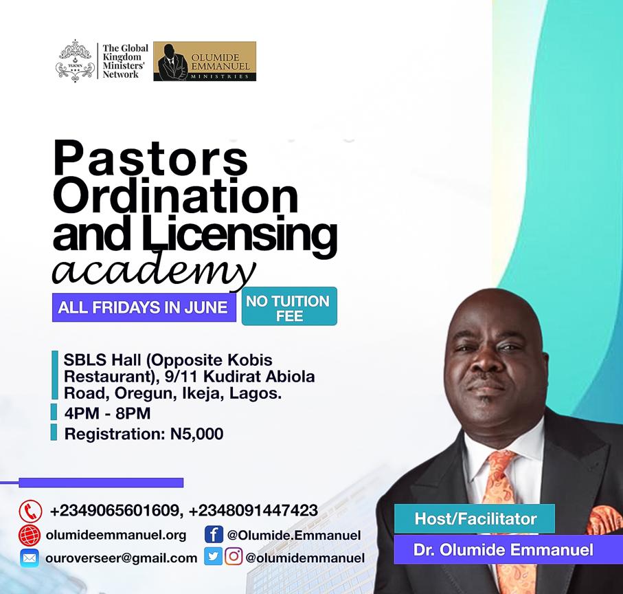 Pastors' Ordination and Licensing Academy