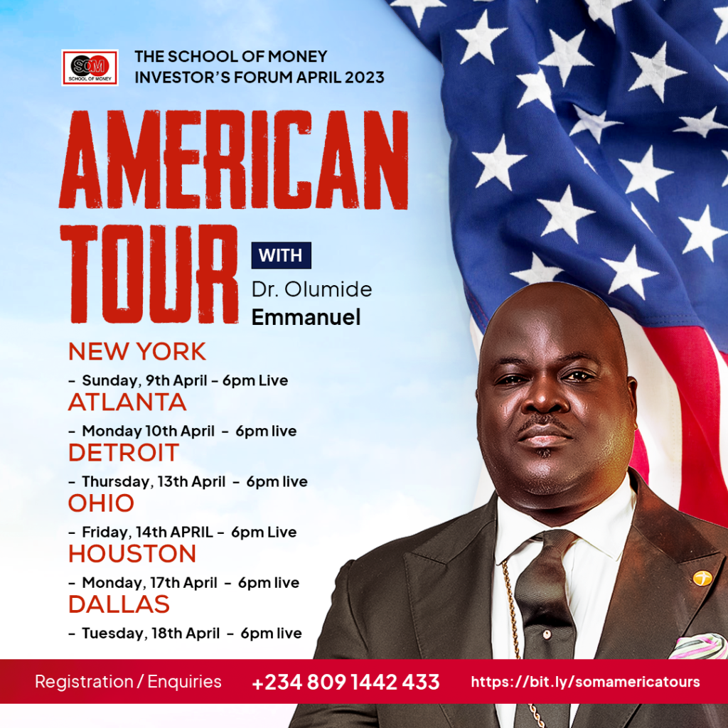 America tour with DR Olumide Emmanuel