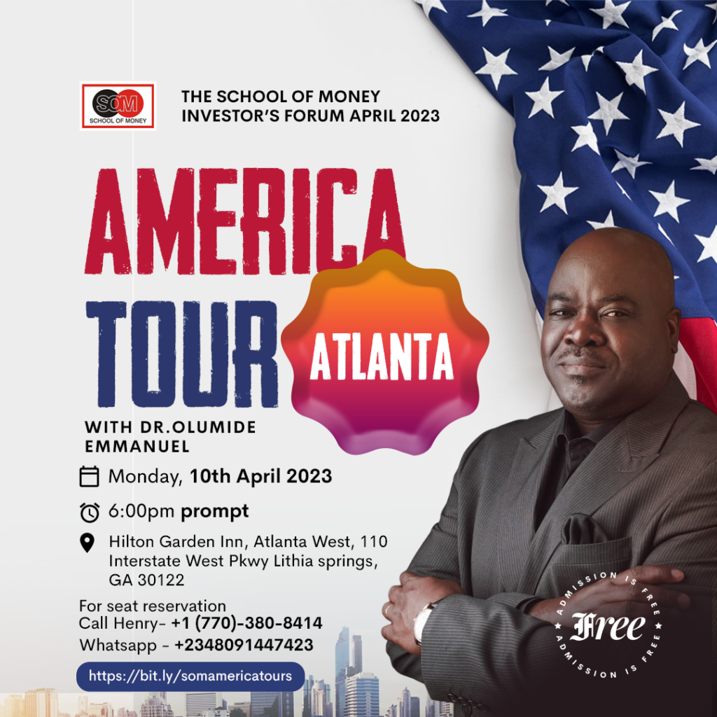 Atlanta tour with DR Olumide Emmanuel